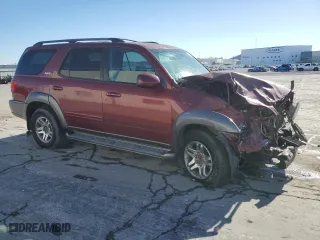 2004 Toyota Sequoia SR5 with VIN 5TDZT34AX4S212670, listed as a Copart auction lot 42007405 with 282,865 mi miles and Salvage Title. Bid and sale history available at carsss.com. Image 4.