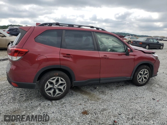2022 Subaru Forester Premium with VIN JF2SKAEC3NH426562, listed as a Copart auction lot 57149855 with 55,280 mi miles and Salvage title. Bid and sale history available at DreamBid. Image 3.