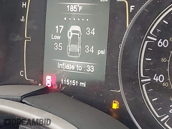 2016 Jeep Cherokee Sport with VIN 1C4PJLAB3GW159146, listed as a IAAI auction lot 42188887 with 115,151 mi miles and . Bid and sale history available at DreamBid. Image 15.