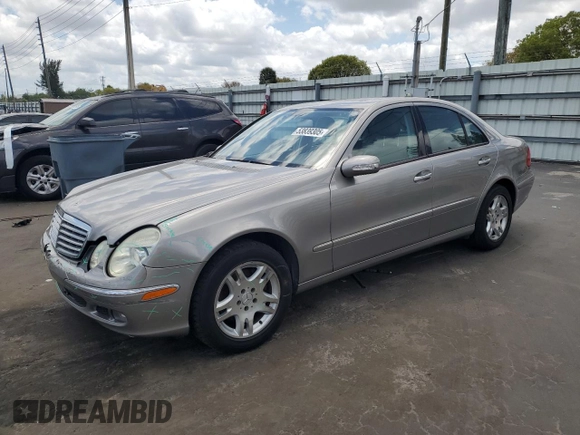 2005 Mercedes-Benz E 320 with VIN WDBUF82J85X179437, listed as a Copart auction lot 53839305 with 165,822 mi miles and Salvage Title. Bid and sale history available at DreamBid. Image 1.