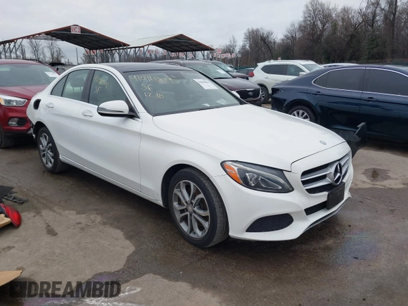 2017 Mercedes-Benz C 300 with VIN 55SWF4KB0HU210298, listed as a IAAI auction lot 41096804 with 95,790 mi miles and . Bid and sale history available at carsss.com. Image 1.