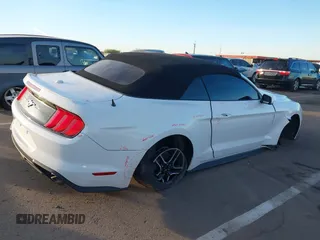 2021 Ford Mustang EcoBoost with VIN 1FATP8UH2M5120338, listed as a IAAI auction lot 40958016 with 76,979 mi miles. Bid and sale history available at carsss.com. Image 4.