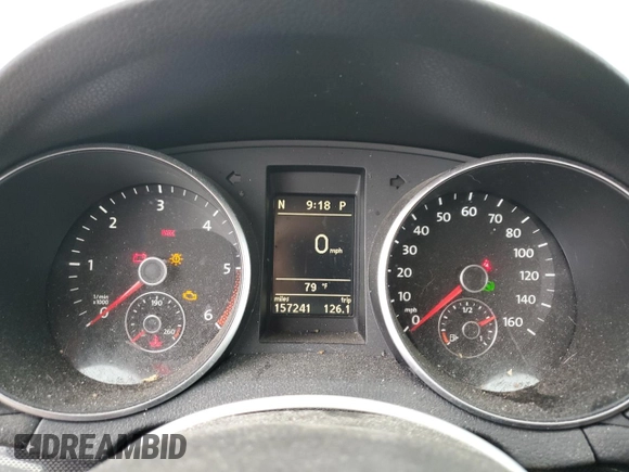 2012 Volkswagen Jetta TDI w/Sunroof with VIN 3VWPL7AJ4CM686466, listed as a Copart auction lot 64123535 with 157,241 mi miles and Clean title. Bid and sale history available at DreamBid. Image 9.