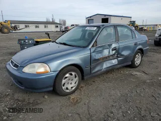 1997 Honda Civic LX z VIN JHMEJ6674VS029408, wystawiony jako Copart lot #42300435 z przebiegiem 185 687 mil mil oraz Szkoda całkowita • Salvage title. Historia ofert i sprzedaży dostępna na DreamBid. Obrazek 1.