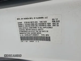 2018 Honda Odyssey EX-L with VIN 5FNRL6H77JB008571, listed as a Copart auction lot 46948585 with 88,699 mi miles and Salvage Title. Bid and sale history available at carsss.com. Image 16.