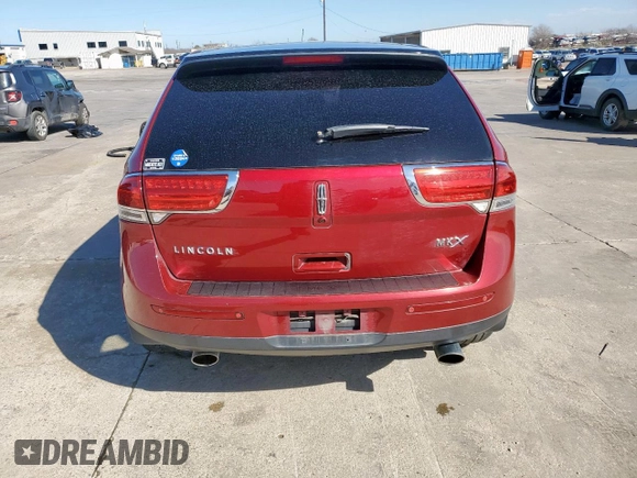 2013 Lincoln MKX with VIN 2LMDJ6JK2DBL35945, listed as a Copart auction lot 47846535 with 185,064 mi miles and Salvage Title. Bid and sale history available at carsss.com. Image 6.