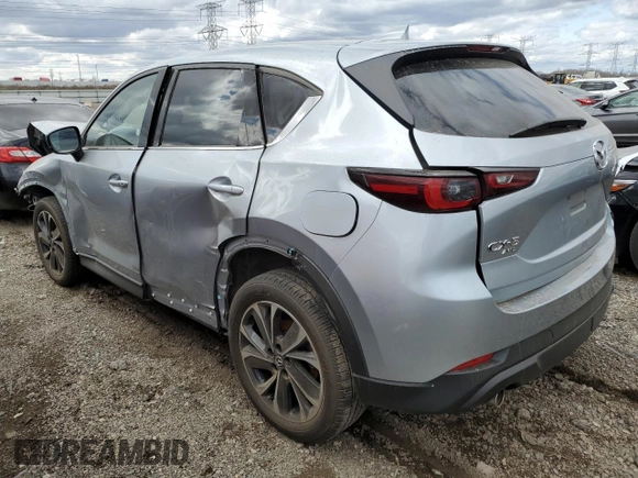 2023 Mazda CX-5 S Premium with VIN JM3KFBDM8P0203834, listed as a Copart auction lot 52496815 with 54,306 mi miles and Non Repairable. Bid and sale history available at DreamBid. Image 2.