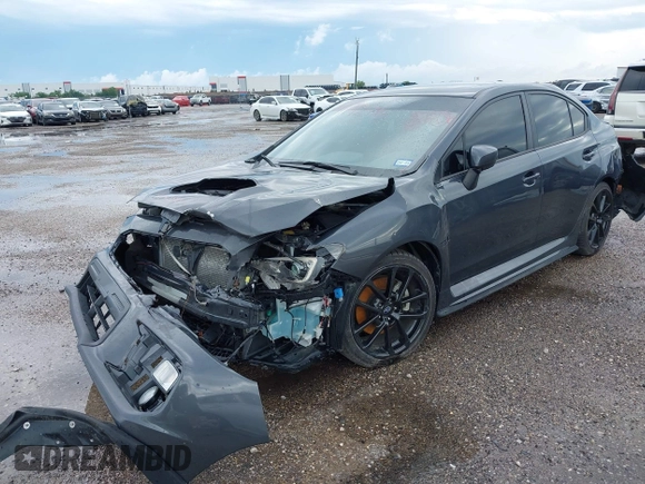 2021 Subaru WRX Premium with VIN JF1VA1C68M9809598, listed as a IAAI auction lot 41742590 with 39,154 mi miles. Bid and sale history available at carsss.com. Image 2.