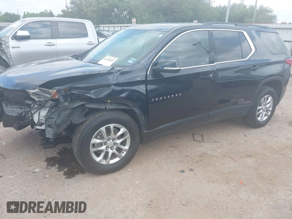 2020 Chevrolet Traverse LT Cloth with VIN 1GNERGKW8LJ137974, listed as a IAAI auction lot 42328185 with 81,254 mi miles and . Bid and sale history available at DreamBid. Image 2.