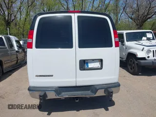 2020 Chevrolet Express Cargo Van with VIN 1GCWGAFG9L1213396, listed as a IAAI auction lot 42049377 with 122,571 mi miles. Bid and sale history available at carsss.com. Image 16.
