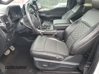2022 Ford F-150 XL with VIN 1FTFW1E55NKD11289, listed as a Copart auction lot 61900705 with 38,500 mi miles and Salvage title. Bid and sale history available at DreamBid. Image 7.