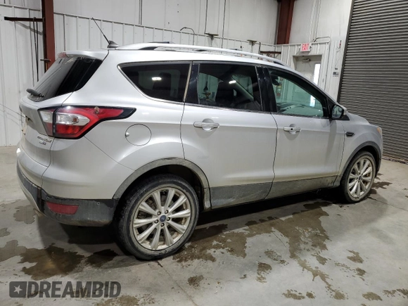 2018 Ford Escape Titanium with VIN 1FMCU9J95JUC62170, listed as a Copart auction lot 86991454 with 93,486 mi miles and Salvage title. Bid and sale history available at DreamBid. Image 3.