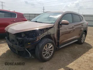 2017 Hyundai Tucson SE z VIN KM8J33A42HU440090, wystawiony jako Copart lot #57318315 z przebiegiem 107 668 mil mil oraz Szkoda całkowita • Salvage title. Historia ofert i sprzedaży dostępna na DreamBid. Obrazek 1.