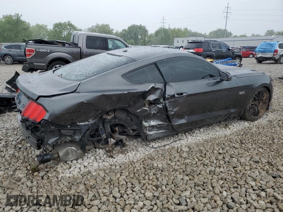 2015 Ford Mustang GT with VIN 1FA6P8CF8F5348585, listed as a Copart auction lot 56290945 with 94,706 mi miles and Salvage title. Bid and sale history available at DreamBid. Image 3.