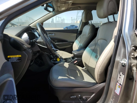 2017 Hyundai Santa Fe Ultimate with VIN 5XYZW4LA9HG458319, listed as a Copart auction lot 62652175 with 128,700 mi miles and Salvage title. Bid and sale history available at DreamBid. Image 7.