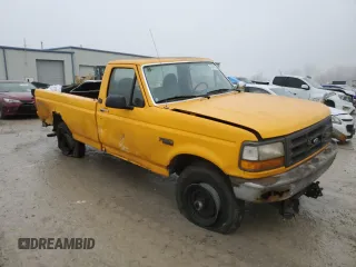 1996 Ford F-250 with VIN 1FTHF26H0TEA60488, listed as a Copart auction lot 43141165 with 0 mi miles and Salvage Title. Bid and sale history available at carsss.com. Image 4.