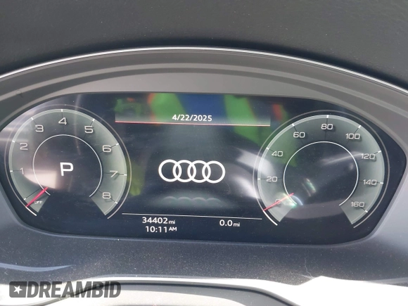 2023 Audi Q5 Sportback S line Premium Plus with VIN WA15AAFY7P2074384, listed as a IAAI auction lot 42057841 with 34,402 mi miles and . Bid and sale history available at DreamBid. Image 7.