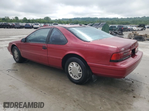1993 Ford Thunderbird z VIN 1FAPP624XPH165181, wystawiony jako Copart lot #56587485 z przebiegiem 78 273 mil mil oraz Szkoda całkowita • Salvage title. Historia ofert i sprzedaży dostępna na DreamBid. Obrazek 2.