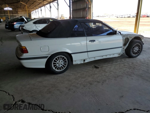 1996 BMW 3-Series 328IC with VIN WBABK8328TET93961, listed as a Copart auction lot 50206405 with 127,541 mi miles and Salvage Title. Bid and sale history available at carsss.com. Image 3.