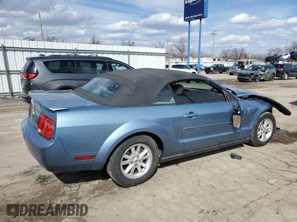 2007 Ford Mustang Deluxe with VIN 1ZVFT84N175260567, listed as a Copart auction lot 50029185 with 99,098 mi miles and Salvage title. Bid and sale history available at DreamBid. Image 3.