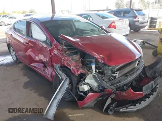 2016 Hyundai Elantra SE z VIN 5NPDH4AE0GH697159, wystawiony jako IAAI lot #41745591 z przebiegiem 121 672 mil mil oraz . Historia ofert i sprzedaży dostępna na DreamBid. Obrazek 1.