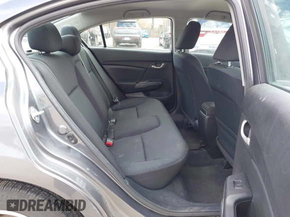 2015 Honda Civic Sedan SE with VIN 2HGFB2F79FH538335, listed as a IAAI auction lot 42049134 with 51,478 mi miles. Bid and sale history available at carsss.com. Image 8.