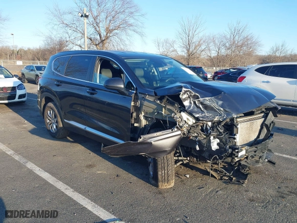 2020 Hyundai Santa Fe SE with VIN 5NMS2CAD5LH297308, listed as a IAAI auction lot 41211262 with 29,808 mi miles. Bid and sale history available at carsss.com. Image 1.