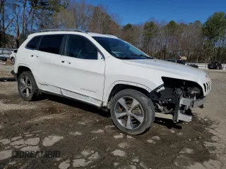 2020 Jeep Cherokee Limited with VIN 1C4PJLDB6LD542516, listed as a Copart auction lot 45635295 with 58,146 mi miles and Salvage Title. Bid and sale history available at carsss.com. Image 4.