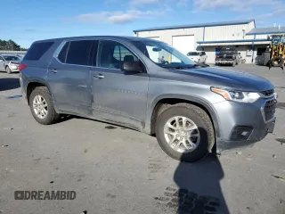 2019 Chevrolet Traverse LS with VIN 1GNEVFKW7KJ302692, listed as a Copart auction lot 81576744 with 94,856 mi miles and Salvage Title. Bid and sale history available at carsss.com. Image 4.
