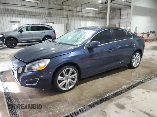2013 Volvo S60 T5 with VIN YV1612FH9D2206437, listed as a Copart auction lot 51590355 with 123,079 mi miles and Salvage Title. Bid and sale history available at carsss.com. Image 1.