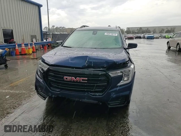 2023 GMC Terrain SLE with VIN 3GKALMEG3PL168645, listed as a Copart auction lot 45819015 with 24,257 mi miles and Salvage Title. Bid and sale history available at DreamBid. Image 14.