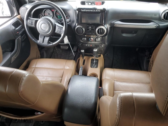 2012 Jeep Wrangler Unlimited Sport with VIN 1C4HJWDG4CL175882, listed as a Copart auction lot 81064854 with 205,964 mi miles and Salvage Title. Bid and sale history available at carsss.com. Image 8.