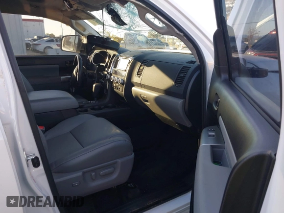 2018 Toyota Sequoia SR5 with VIN 5TDBY5G1XJS156509, listed as a IAAI auction lot 41723819 with 54,261 mi miles. Bid and sale history available at carsss.com. Image 5.