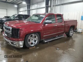 2014 Chevrolet Silverado 1500 LTZ with VIN 1GCVKSEJ5EZ205037, listed as a Copart auction lot 42328535 with 266,840 mi miles and Salvage Title. Bid and sale history available at DreamBid. Image 1.