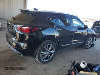 2020 Chevrolet Blazer Premier with VIN 3GNKBLRS8LS580997, listed as a Copart auction lot 47553255 with 46,373 mi miles and Salvage title. Bid and sale history available at DreamBid. Image 3.