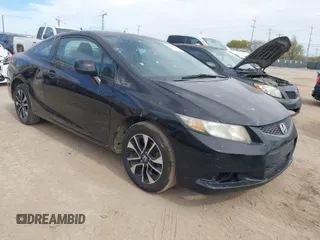 2013 Honda Civic Cpe EX with VIN 2HGFG3B88DH518788, listed as a IAAI auction lot 41814120 with 214,867 mi miles. Bid and sale history available at carsss.com. Image 1.