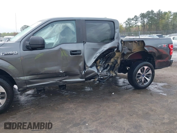 2020 Ford F-150 XL with VIN 1FTEW1EP4LFA55536, listed as a IAAI auction lot 41923442 with 99,859 mi miles and . Bid and sale history available at DreamBid. Image 6.