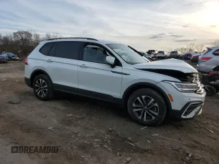 2023 Volkswagen Tiguan S with VIN 3VVRB7AX3PM016983, listed as a Copart auction lot 85617494 with 35,500 mi miles and Salvage title. Bid and sale history available at DreamBid. Image 4.