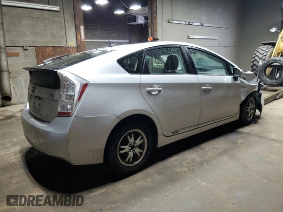 2011 Toyota Prius I with VIN JTDKN3DUXB1438286, listed as a Copart auction lot 51229275 with 0 mi miles and Salvage Title. Bid and sale history available at carsss.com. Image 3.