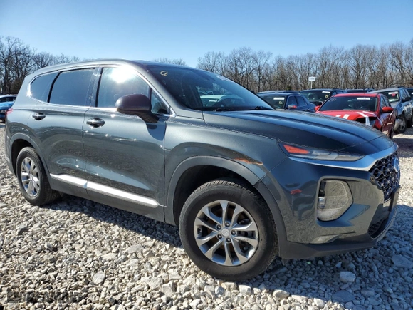 2020 Hyundai Santa Fe SEL with VIN 5NMS3CAD5LH203117, listed as a Copart auction lot 48040895 with 91,320 mi miles and Salvage Title. Bid and sale history available at carsss.com. Image 4.
