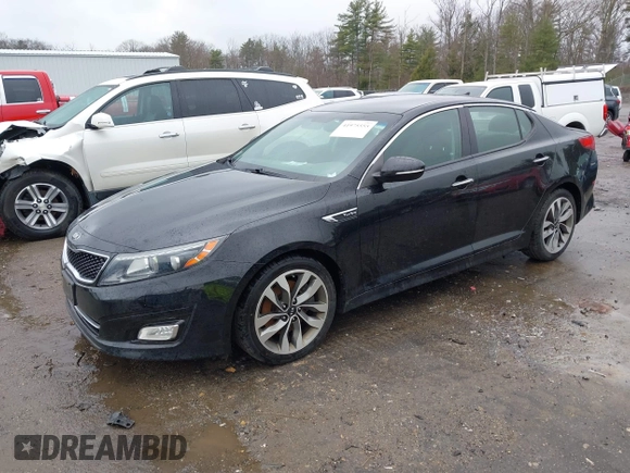 2015 Kia Optima SX Turbo with VIN 5XXGR4A65FG406037, listed as a IAAI auction lot 41975555 with 100,468 mi miles. Bid and sale history available at carsss.com. Image 18.