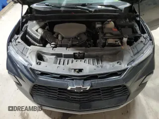 2022 Chevrolet Blazer LT with VIN 3GNKBJRS6NS136525, listed as a Copart auction lot 87189004 with 55,401 mi miles and Salvage title. Bid and sale history available at DreamBid. Image 12.