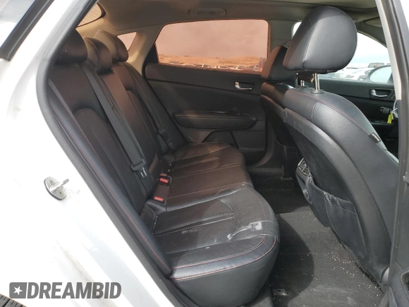 2016 Kia Optima SX Turbo with VIN 5XXGW4L22GG050019, listed as a Copart auction lot 48939805 with Not Provided miles and Salvage Title. Bid and sale history available at carsss.com. Image 10.