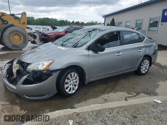 2014 Nissan Sentra SV with VIN 3N1AB7AP5EL676671, listed as a Copart auction lot 57861945 with 128,872 mi miles and Non repairable. Bid and sale history available at DreamBid. Image 1.