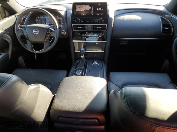 2022 Nissan Armada SL with VIN JN8AY2BA3N9392221, listed as a Copart auction lot 82014444 with 40,244 mi miles and Salvage Title. Bid and sale history available at carsss.com. Image 8.