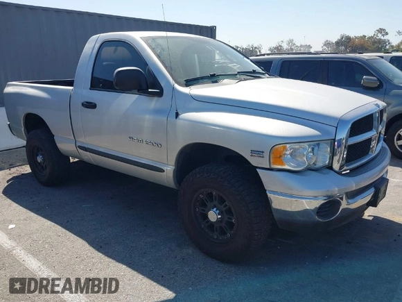 2005 Dodge 1500 SLT with VIN 1D7HA16N95J510928, listed as a IAAI auction lot 42012507 with 63,074 mi miles. Bid and sale history available at carsss.com. Image 1.