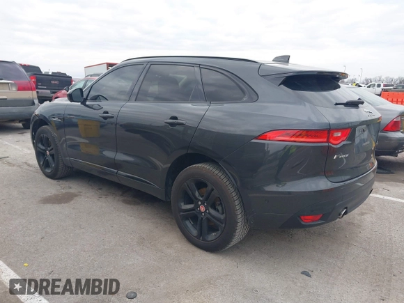 2017 Jaguar F-Pace 35t R-Sport with VIN SADCL2BV3HA884003, listed as a IAAI auction lot 41169317 with 76,563 mi miles and . Bid and sale history available at DreamBid. Image 3.