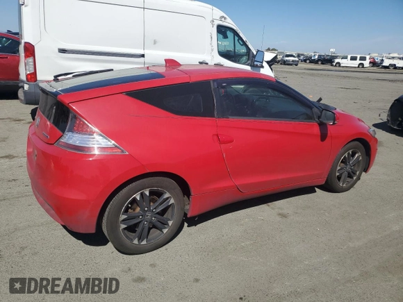 2014 Honda CR-Z EX with VIN JHMZF1D6XES002441, listed as a Copart auction lot 72538494 with 121,715 mi miles and Salvage Title. Bid and sale history available at DreamBid. Image 3.