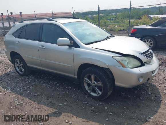 2006 Lexus RX 400h with VIN JTJHW31U460032959, listed as a IAAI auction lot 42382651 with 136,961 mi miles and . Bid and sale history available at DreamBid. Image 1.