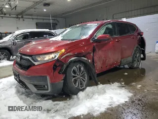 2022 Honda CR-V EX with VIN 2HKRW2H59NH667306, listed as a Copart auction lot 44600885 with 31,646 mi miles and Salvage Title. Bid and sale history available at carsss.com. Image 1.